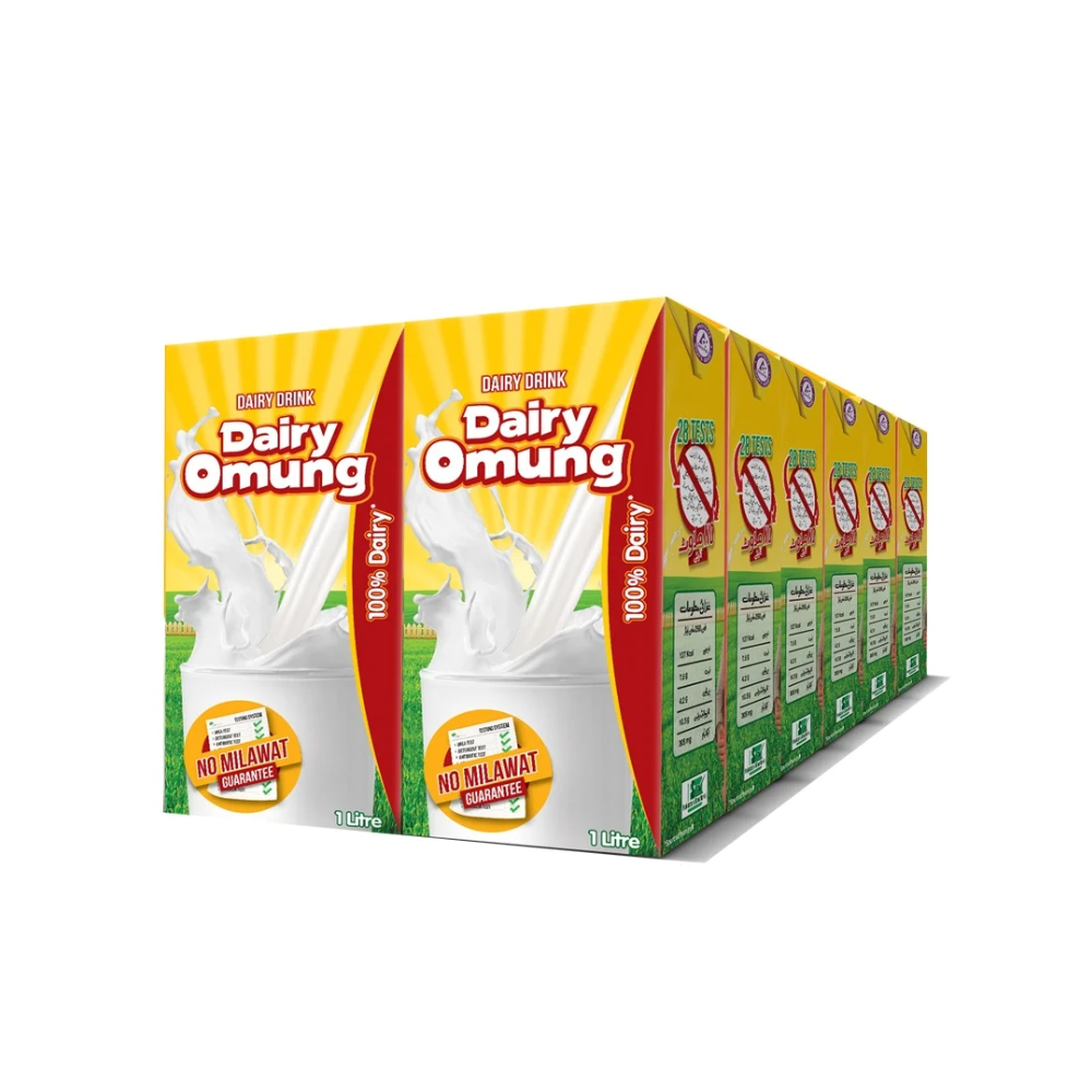 Dairy Omung Low Fat Milk Carton (1×12) (1)