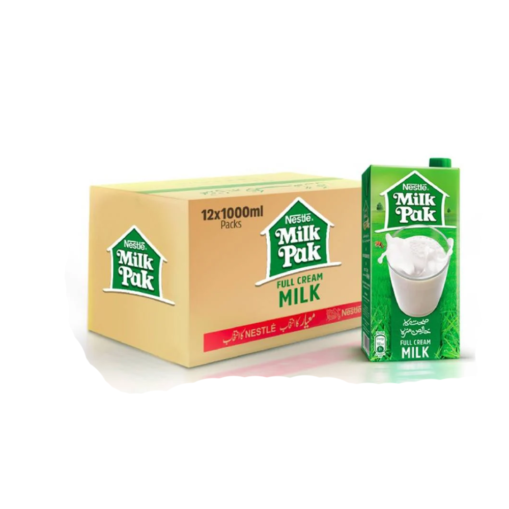 Nestle Milk Pak Full Cream Milk Carton (1×12) (1)