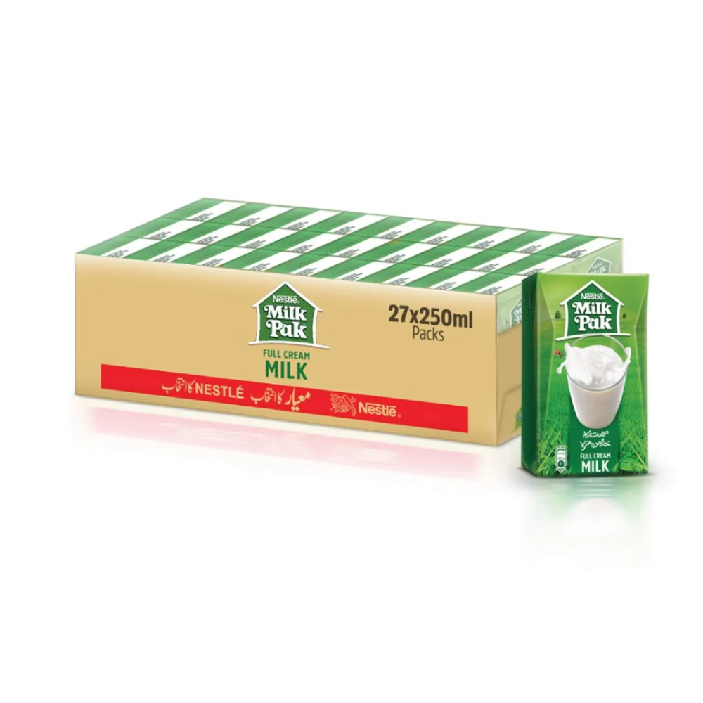 Nestle Milk Pak Full Cream Milk Carton (1×27) (1)