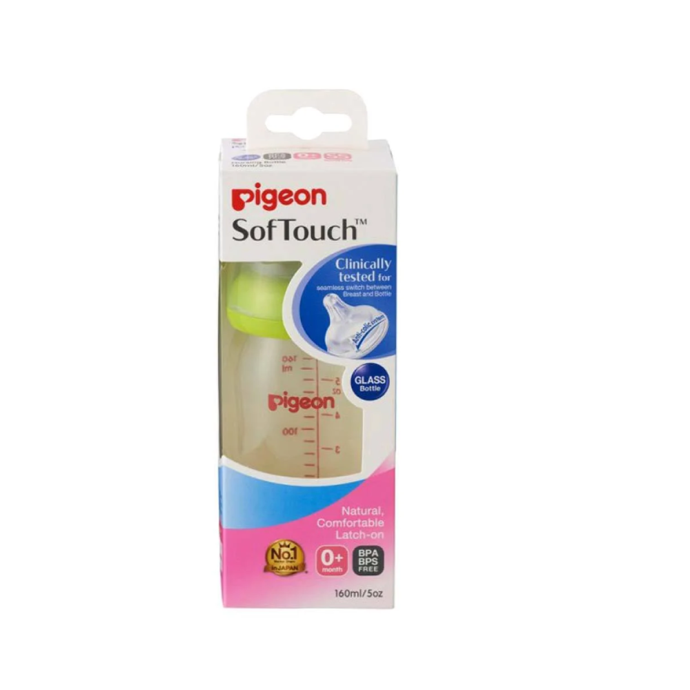 Pigeon Soft Touch Glass Bottle