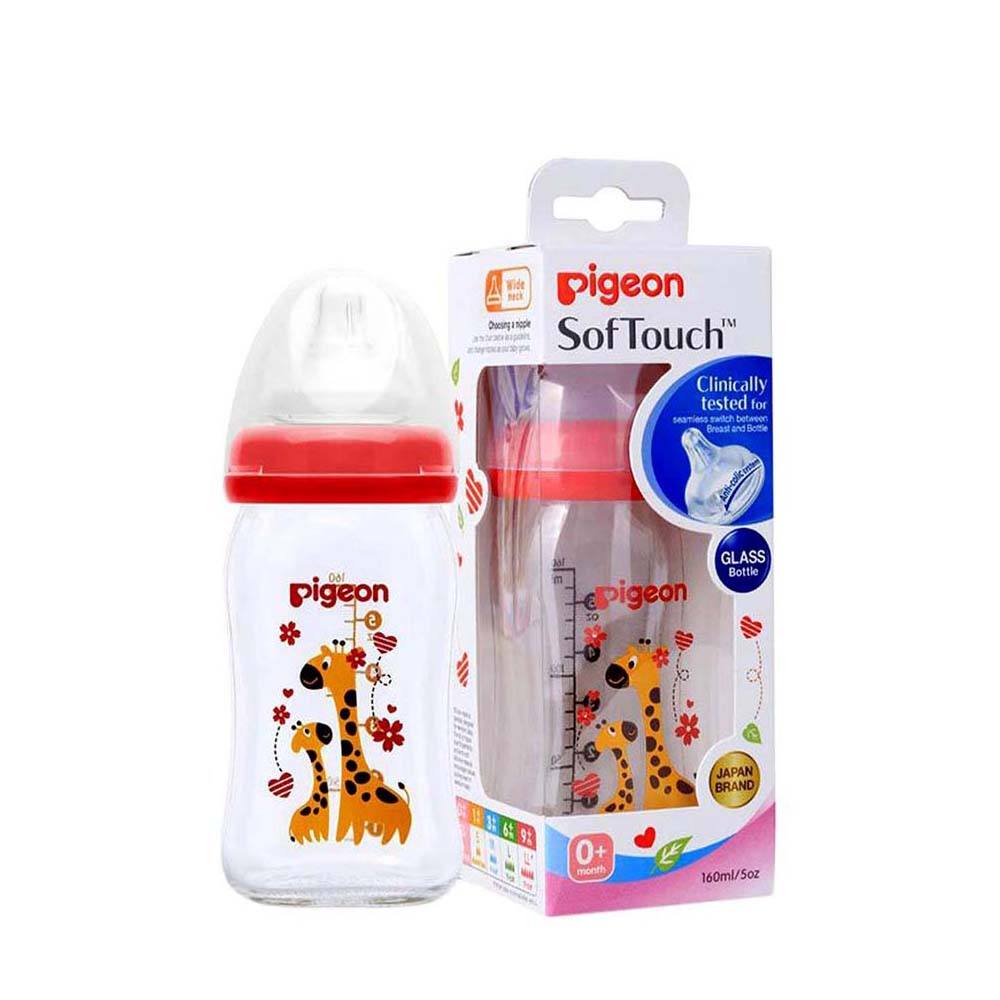 Pigeon Soft Touch Glass Bottle