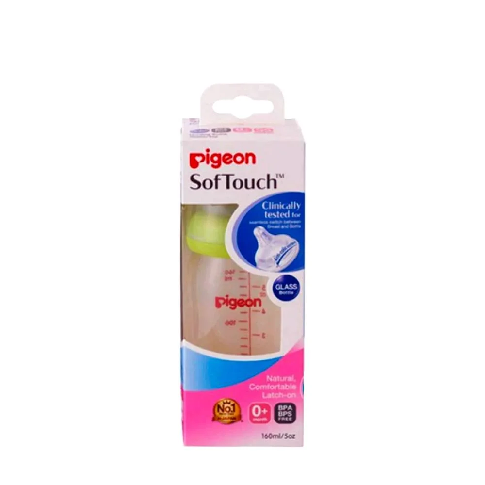 Pigeon Soft Touch Glass Feeding Bottle