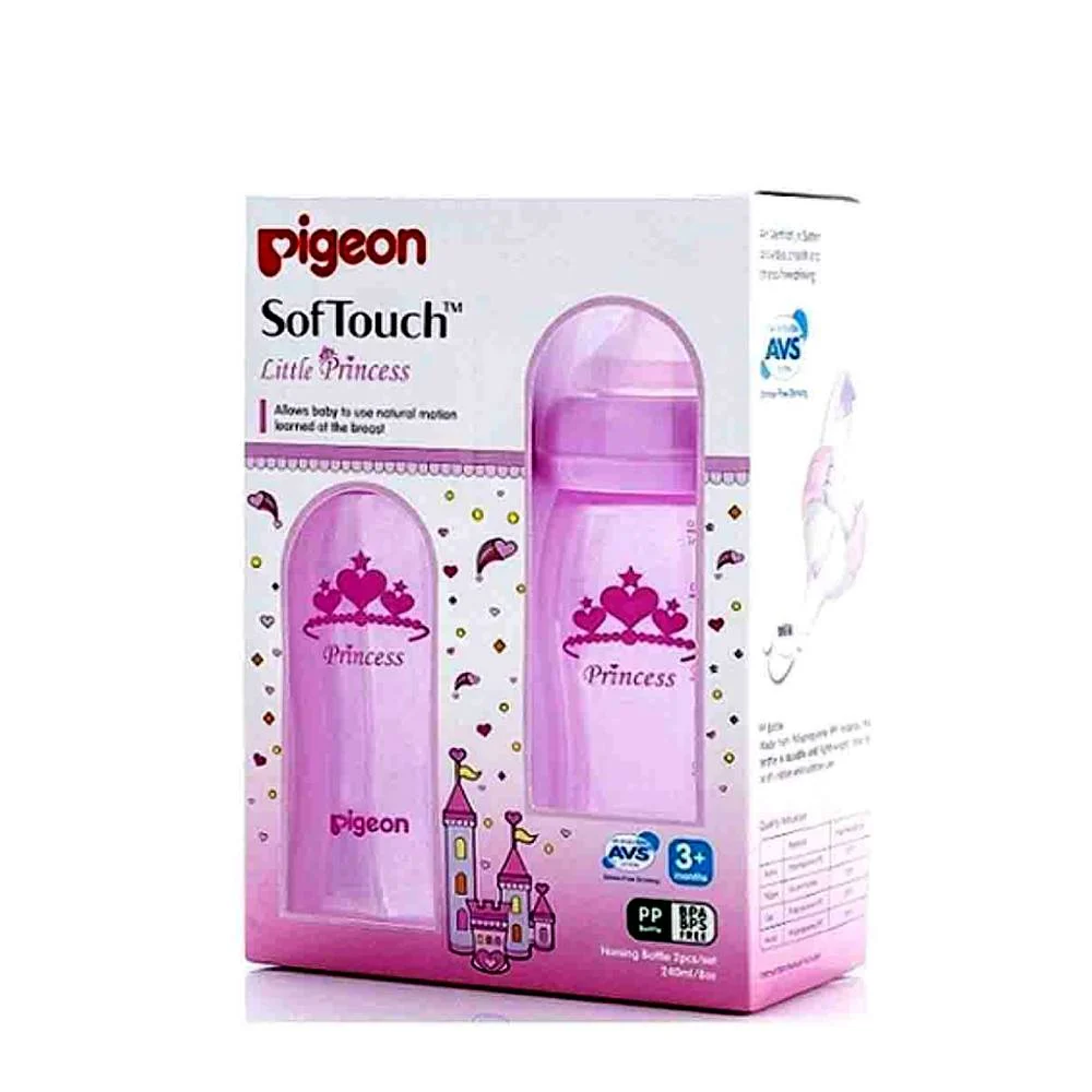 Pigeon Soft Touch Little Princess Nursing Bottle 3M+