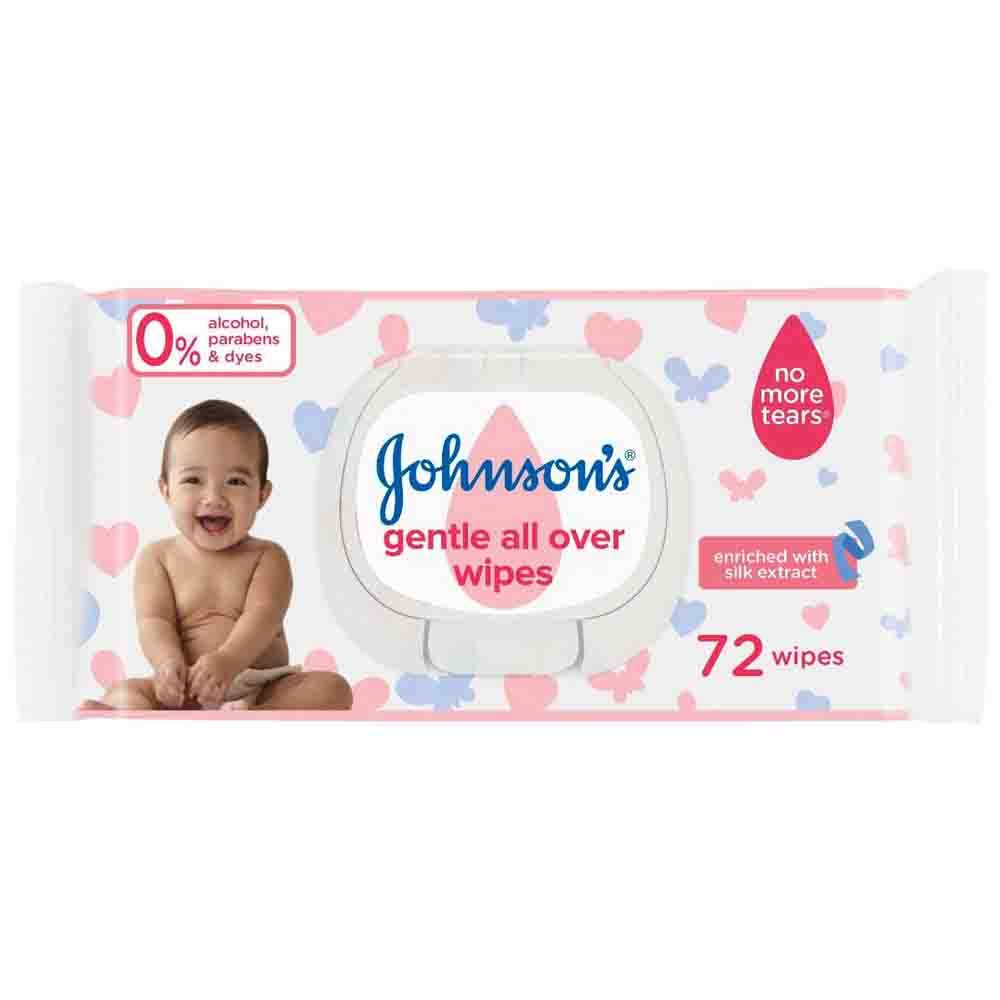 Johnsons Gentle All Over Baby Wipes