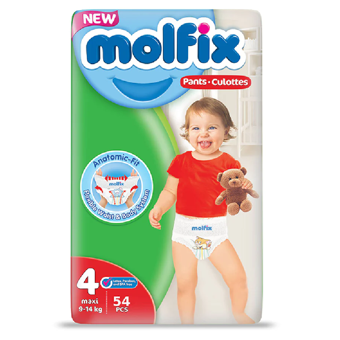 Molfix Pants Size 4 Maxi (9-14Kg)
